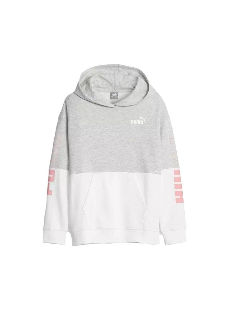 Sudadera para Niño Puma Power Gris 1/2