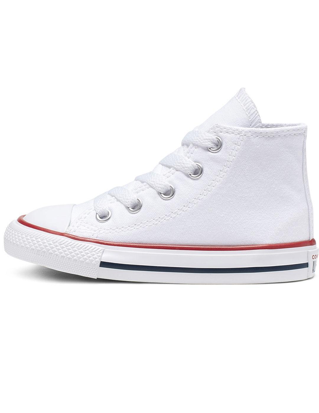 Chaussures Converse All Star Hi Fille Blanc 6/7