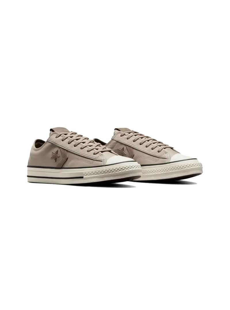 Chaussures pour hommes Converse Star Player76 en cuir beige 4/6