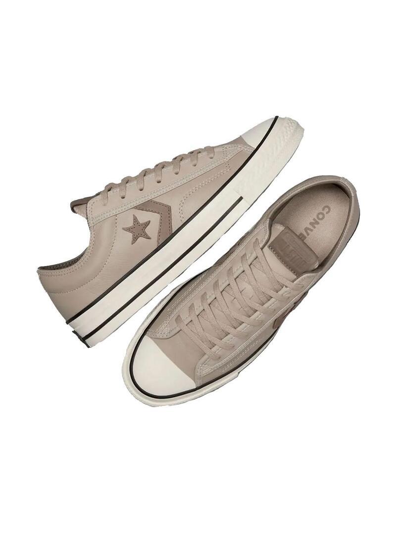 Chaussures pour hommes Converse Star Player76 en cuir beige 5/6