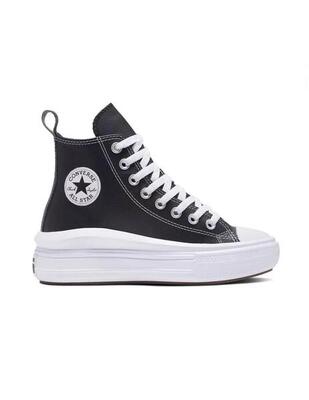 Zapatilla para Niña Converse All star move plataform Negro