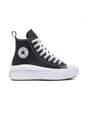Zapatilla para Niña Converse All star move plataform Negro