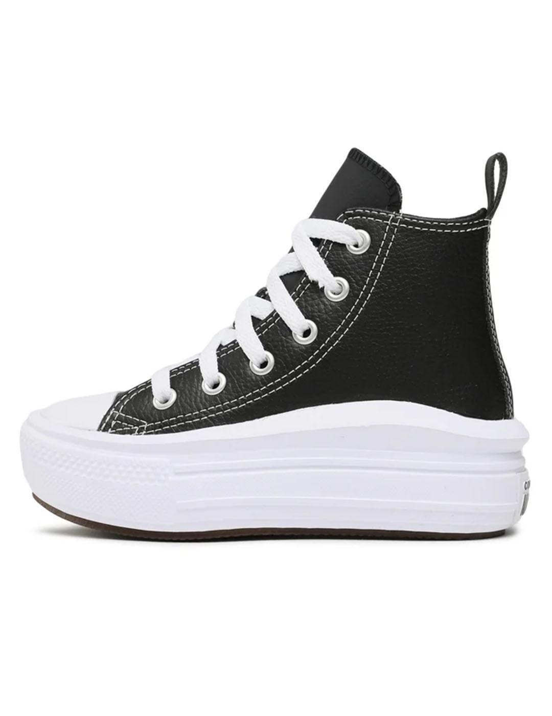 Zapatilla para Niña Converse All star move plataform Negro 2/4