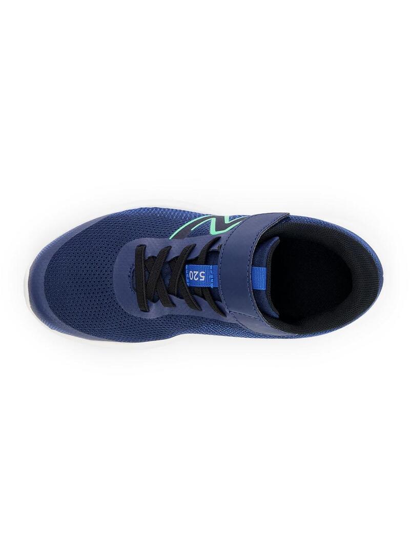 Chaussures pour enfant New balance 520v8 bungee Bleu. 4/5