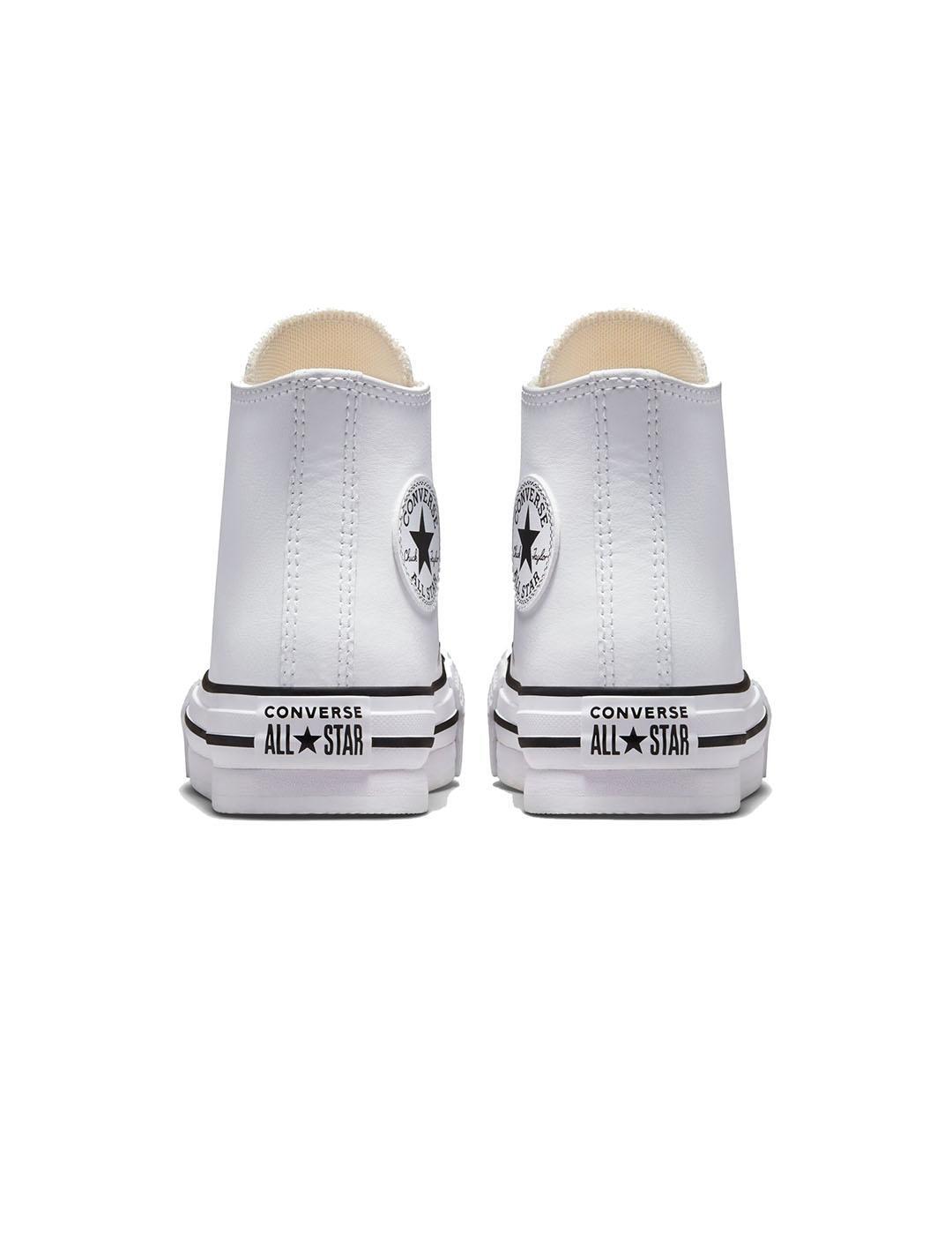 Chaussures de sport pour fille Converse Blanc. 3/6