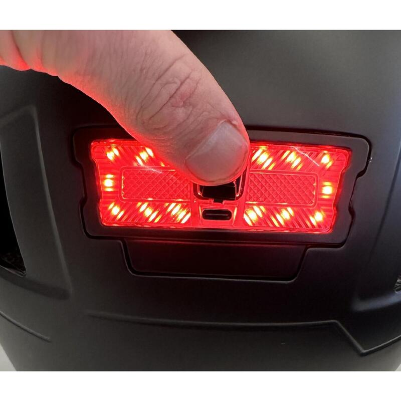 Casca ciclism Speed Pedelec adulți, 2 viziere, LED - NTA 8776