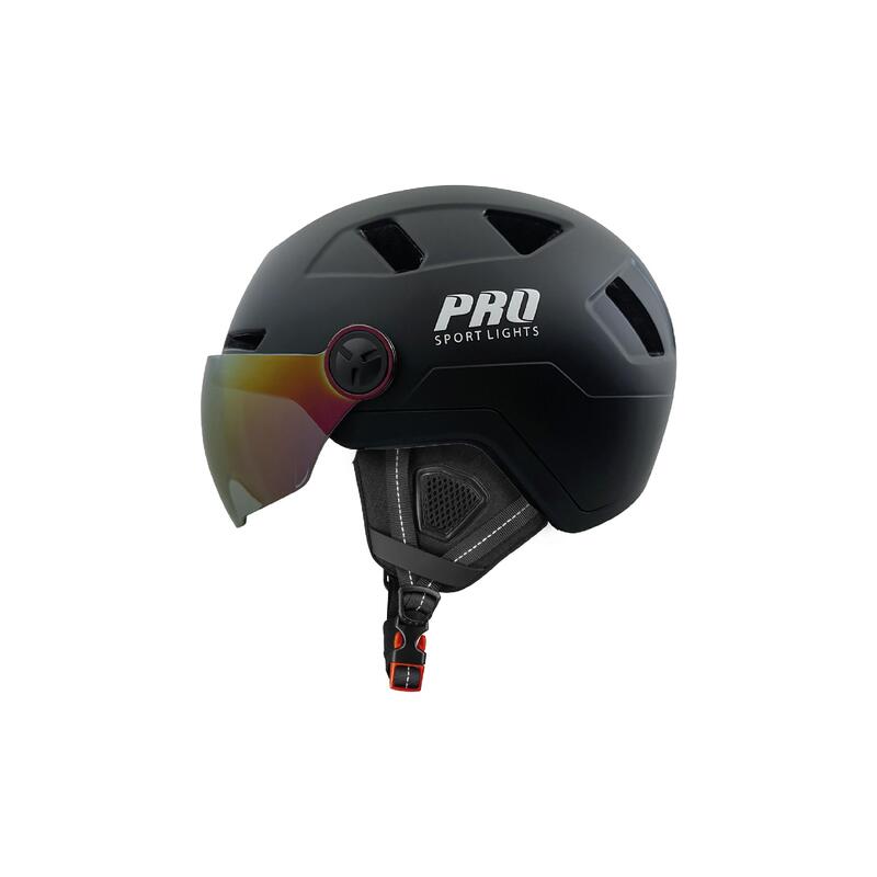 Casca ciclism Speed Pedelec adulți, 2 viziere, LED - NTA 8776