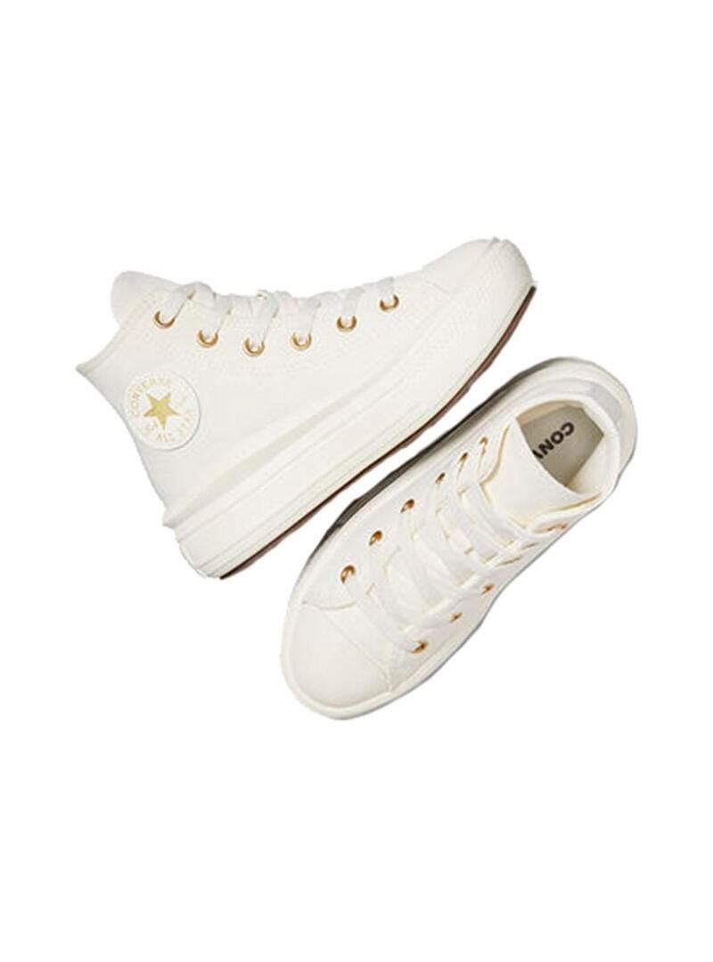 Zapatillas para Niña Converse Move  Beige 4/7