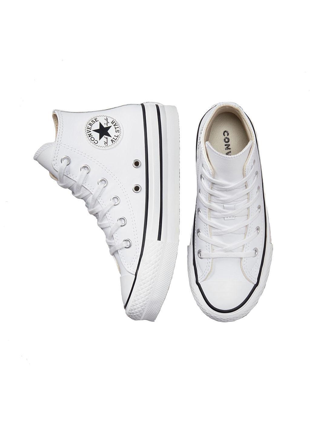 Zapatilla Converse All star lift plataform Blanco 4/6