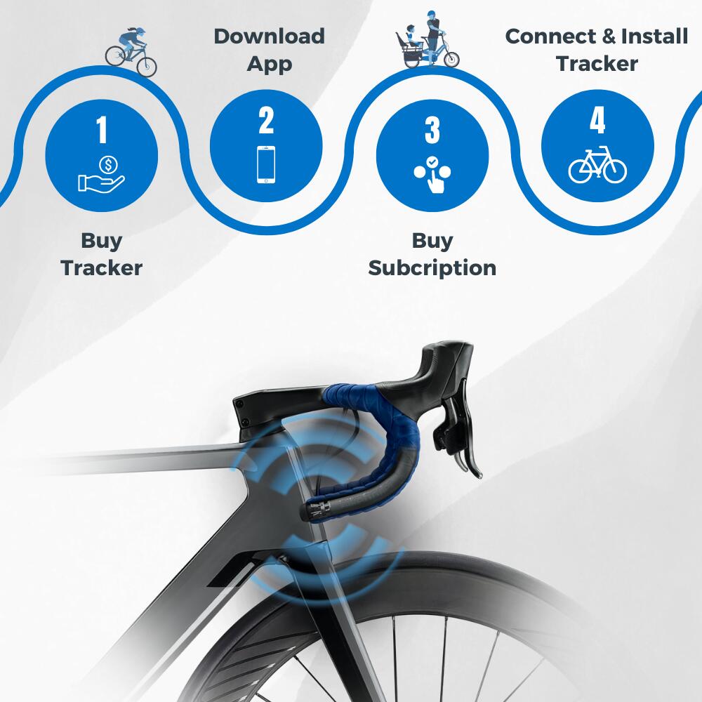 BikeFinder Gps Tracker fr alle Fahrrder | Rennrad und Mountainbike |  Decathlon