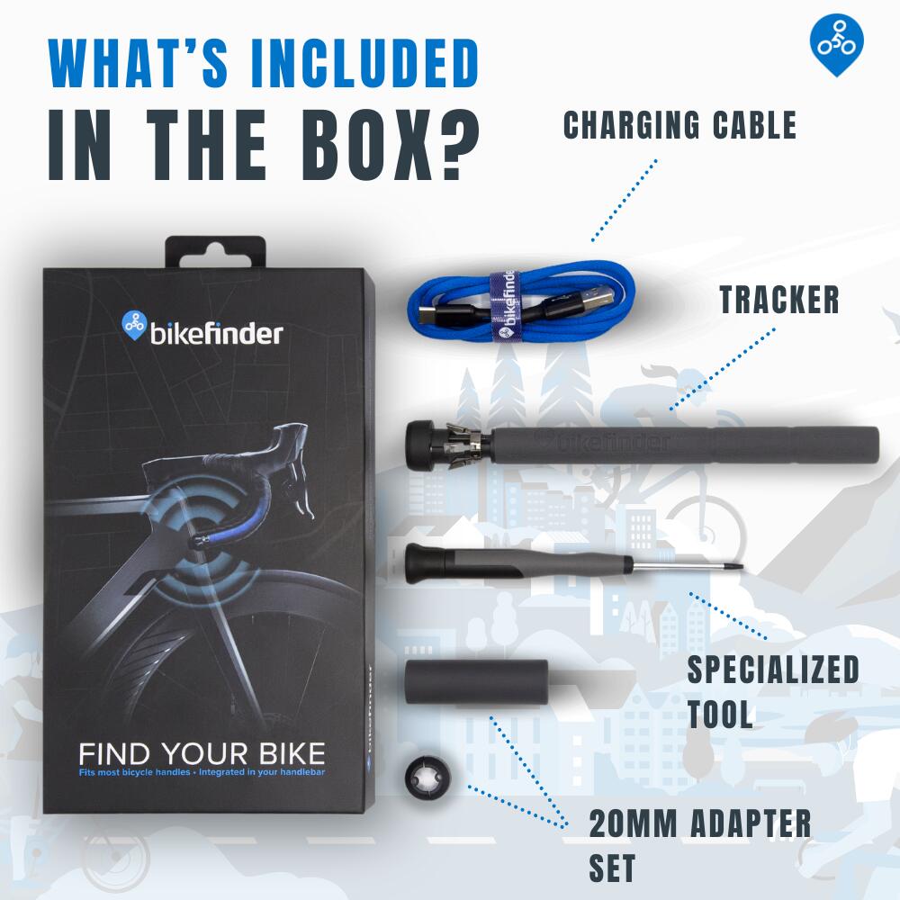 BikeFinder GPS fietstracker voor iedere fiets | racefiets en mountainbike 2/7