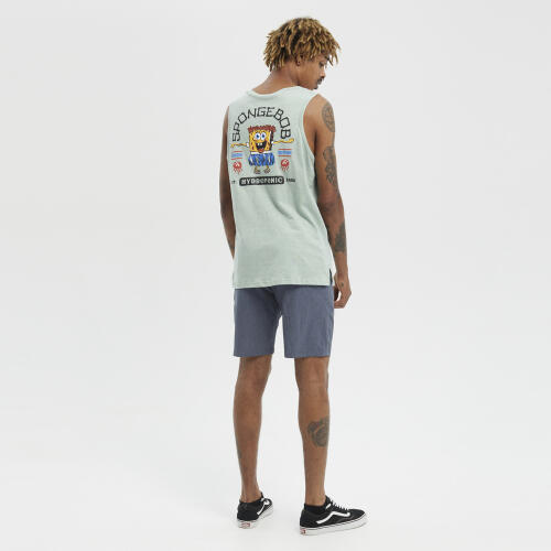 Camiseta tirantes Hydroponic Colaboración Oficial Bob Esponja Verde Agua 4/5