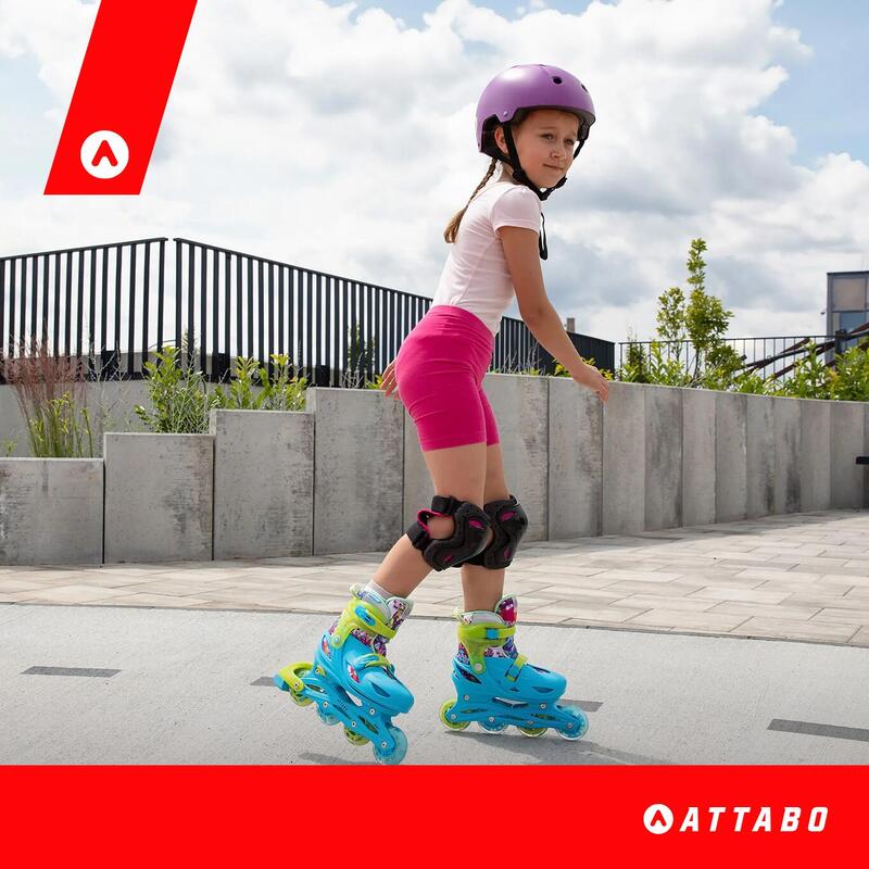 Patins à roulettes enfants ATTABO Turbojet LED