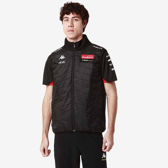 Smanicato da uomo in poliestere nero da moto