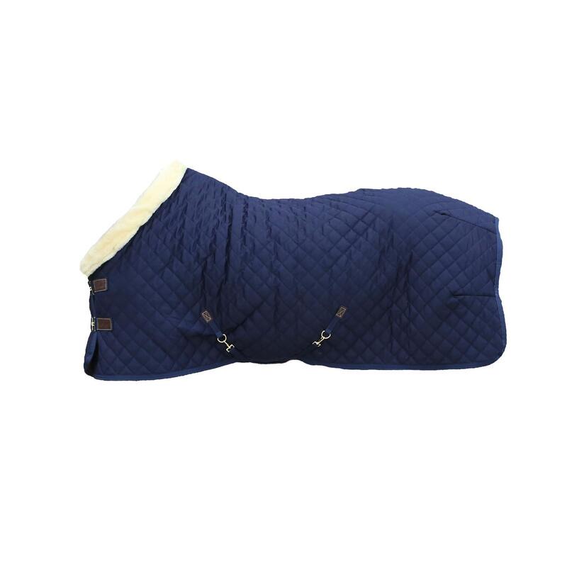 Couverture de présentation - 600D - 70 cm / 3'6 - Laine vegan - Navy