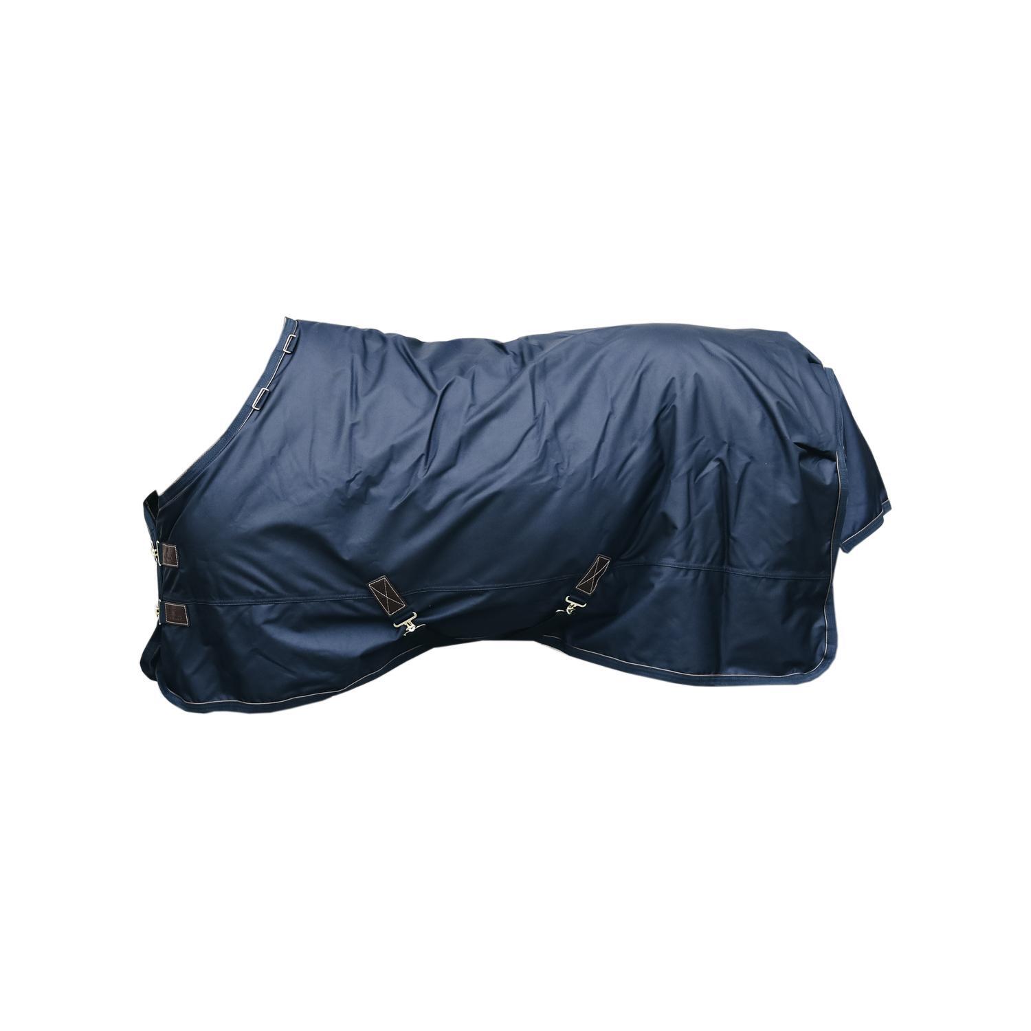 KENTUCKY HORSEWEAR Winterdeken - 1680D - 80 cm / 4'0 - Vegan konijnenvacht - Marineblauw