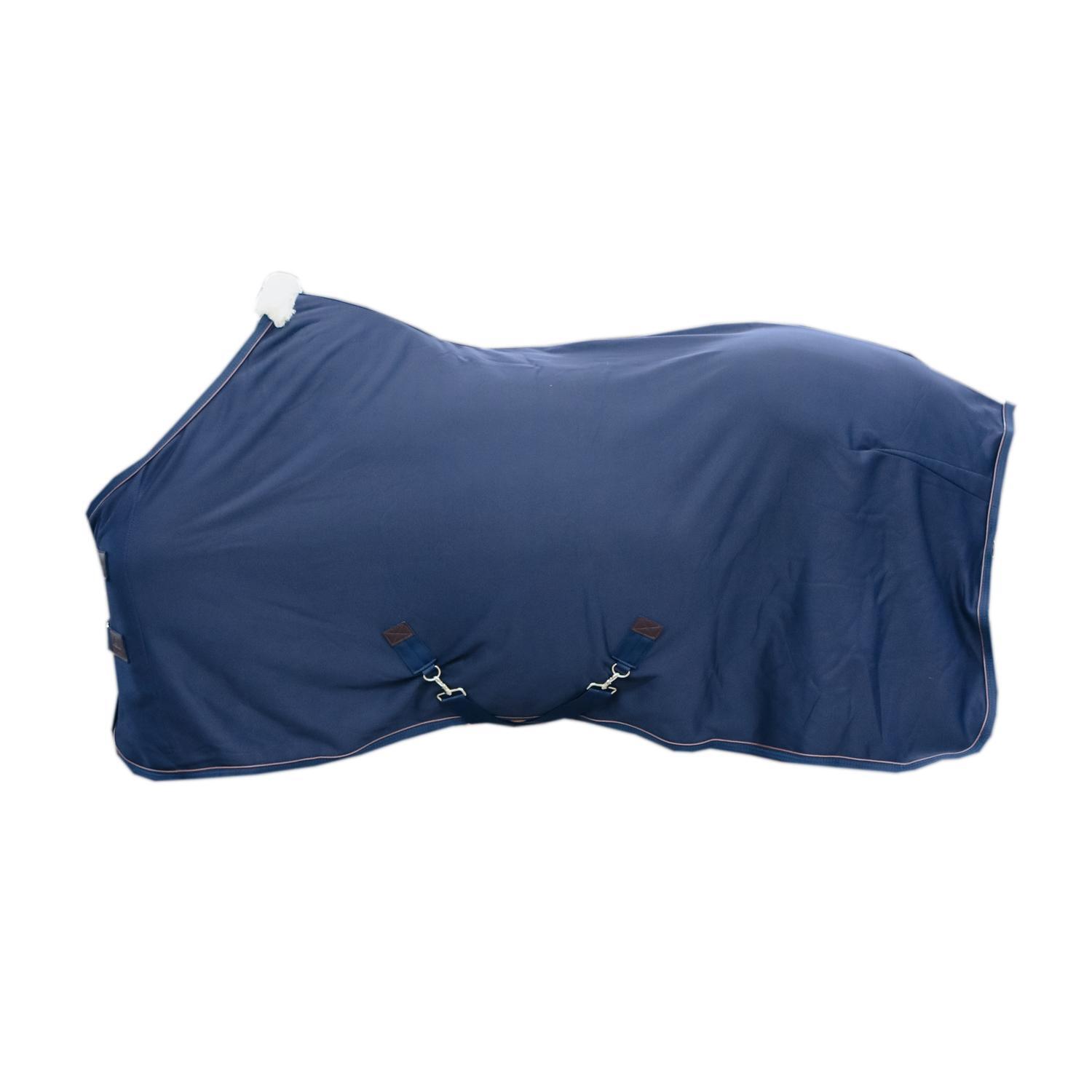 Kentucky Horsewear - Couverture Polaire Séchante Navy 155-6'9 - Couverture Cheval - Bleu - 155 Cm - Decathlon