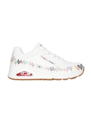 Zapatillas para Mujer Skechers Jgoldcrown uno - love Blanco