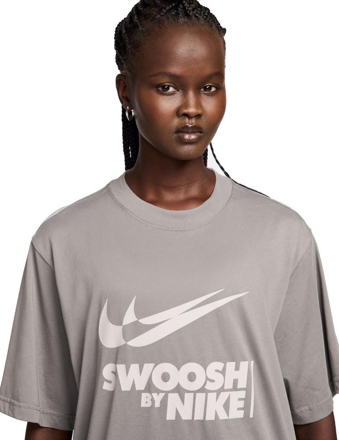 Camisetas para Mujer Nike  Gris 3/3