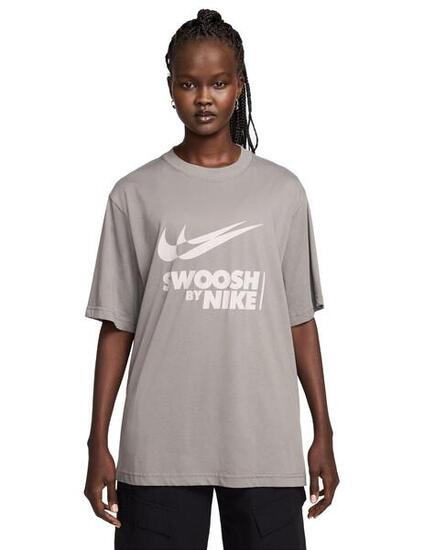 Camisetas para Mujer Nike Gris