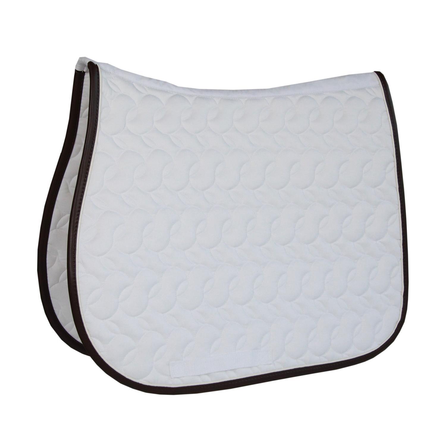 Kentucky Horsewear - Tapis Absorb Blanc-blanc-brun No Logo - Tapis De Selle - Blanc - Fs - Decathlon