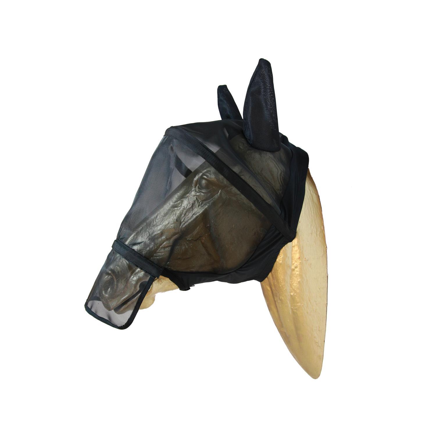 KENTUCKY HORSEWEAR Vliegenkap Pro - Zwart - Middelgroot