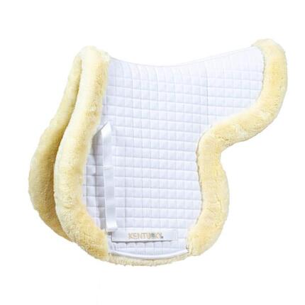Tapis de selle Hunter vegan mouton jumping naturel