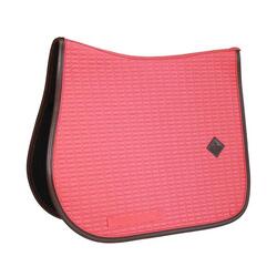 Tapis de selle FULL - Corail - Cuir - Saut d'obstacles