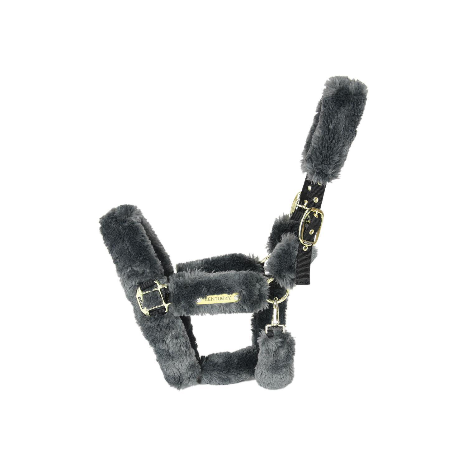 KENTUCKY HORSEWEAR Transport Halster PONY - Grijs - Vegan wol
