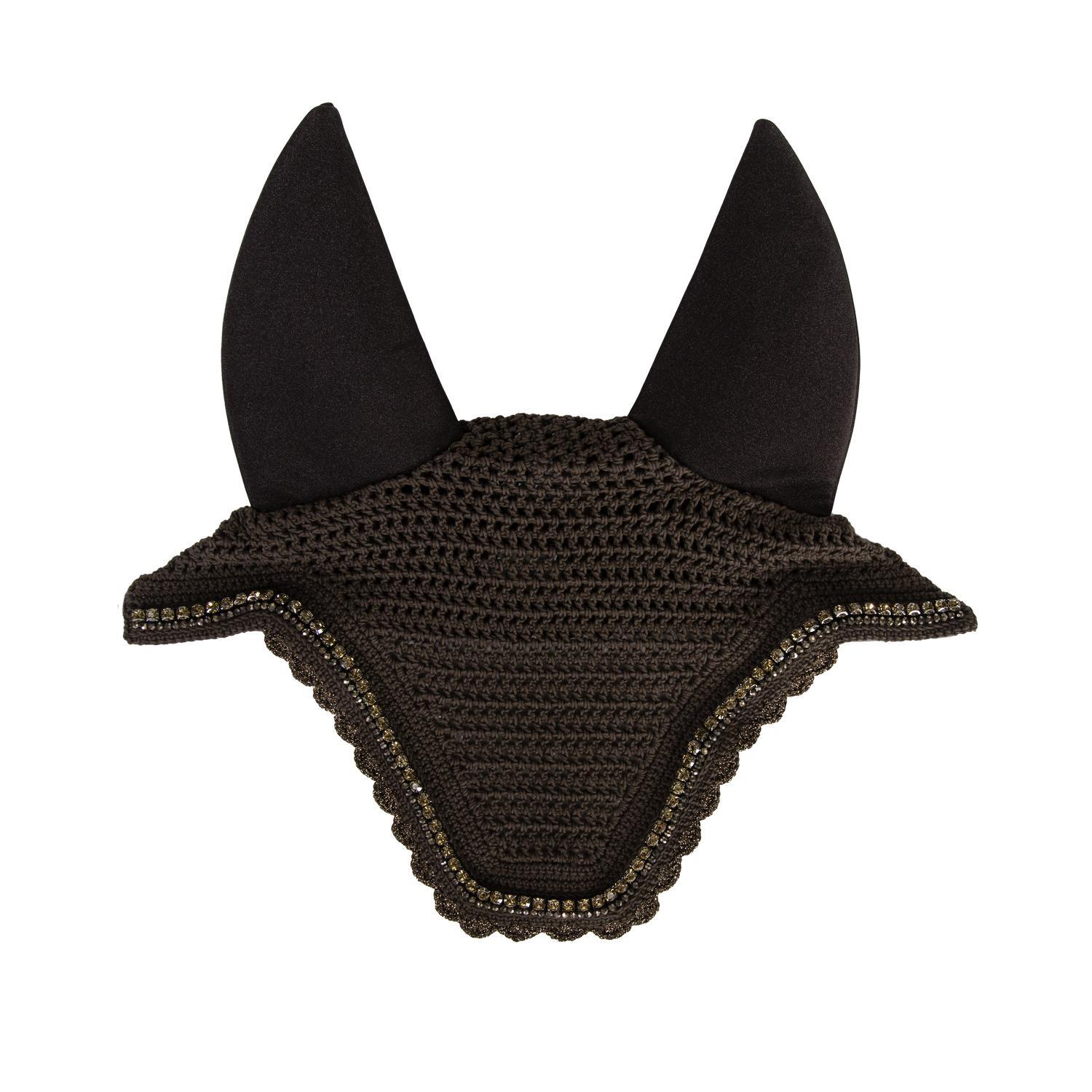 KENTUCKY HORSEWEAR Oornetje Wellington stone & pearl soundless bruin