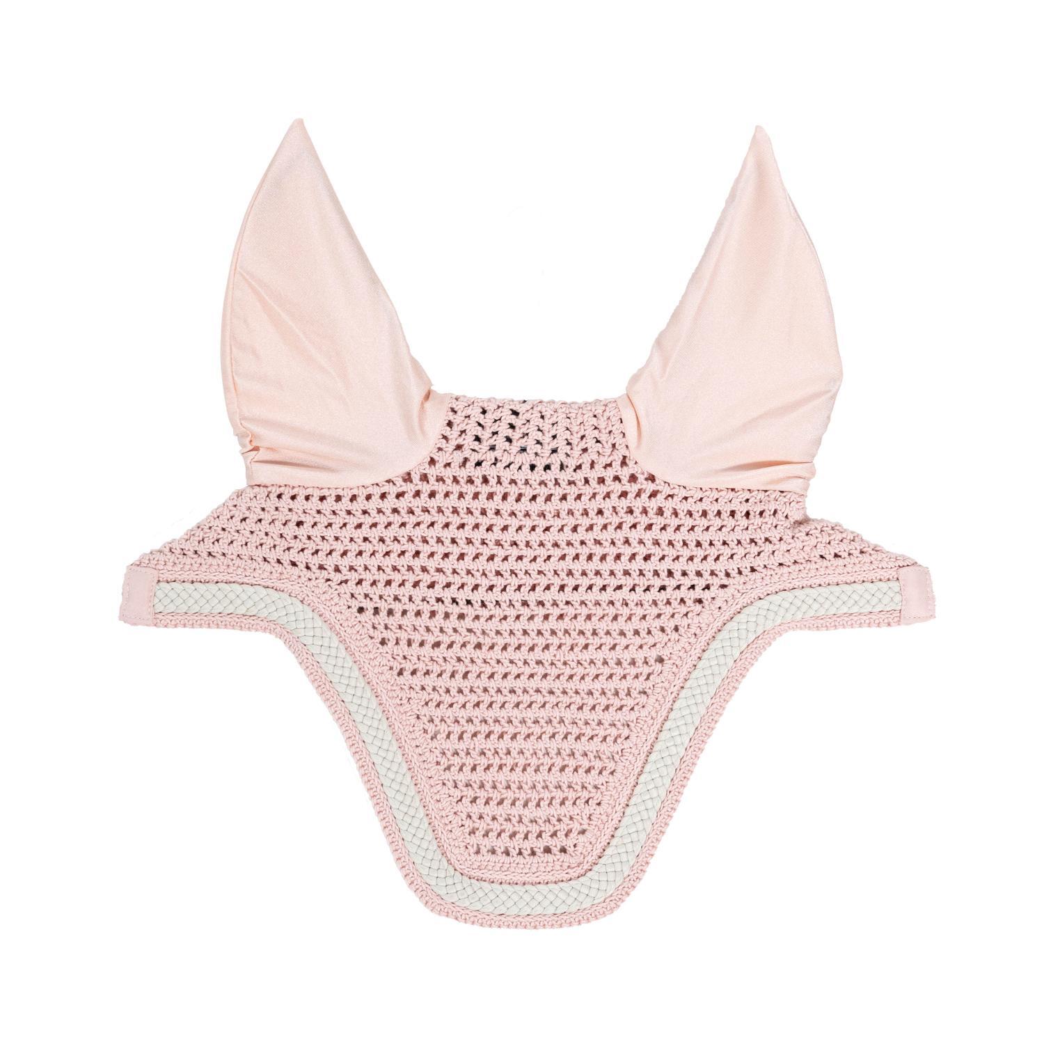 KENTUCKY HORSEWEAR Oornetje Wellington met gevlochten koord lichtrose Full