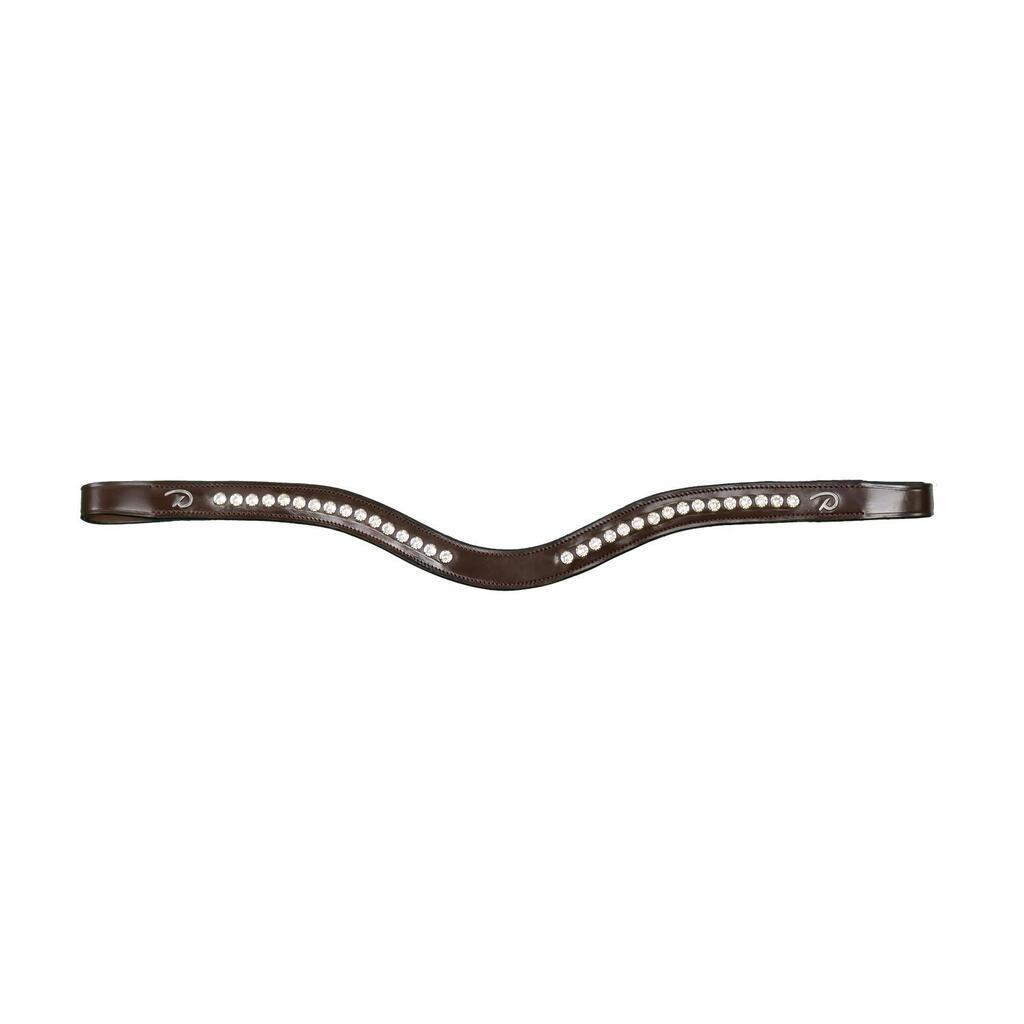 V-shaped browband for horse Dy'on Swarovski