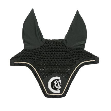 Bonnet anti-mouches pour cheval Kentucky Wellington 3D Logo