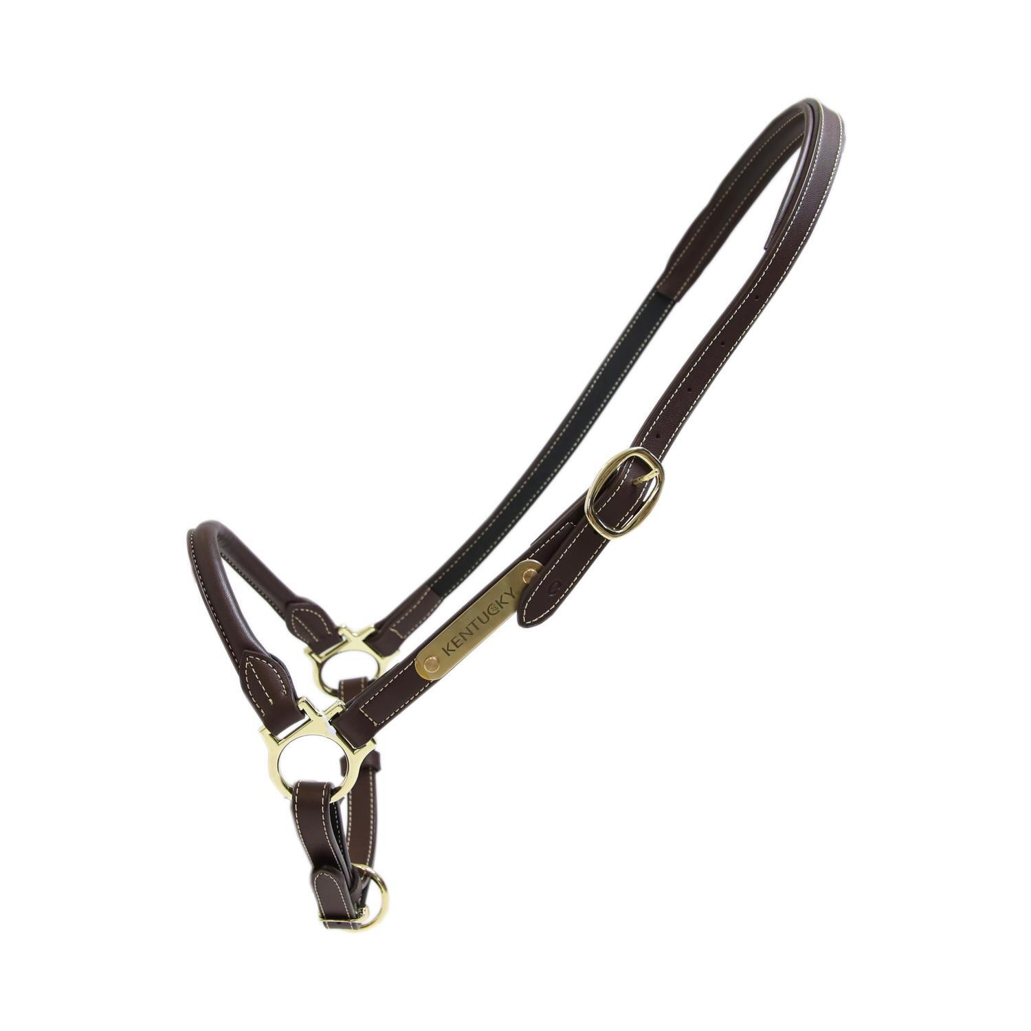 KENTUCKY HORSEWEAR Grooming Halster COB - Bruin - Vegan Leder