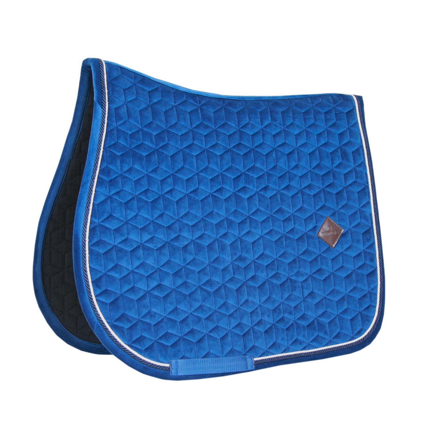 Kentucky Horsewear - Tapis De Selle Basic Velours Cob Marine - Tapis De Selle - Bleu - Cs - Decathlon