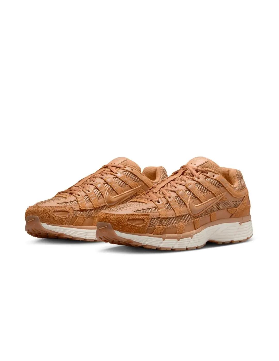 Men's Nike P-6000 SE Brown Sneakers 3/6