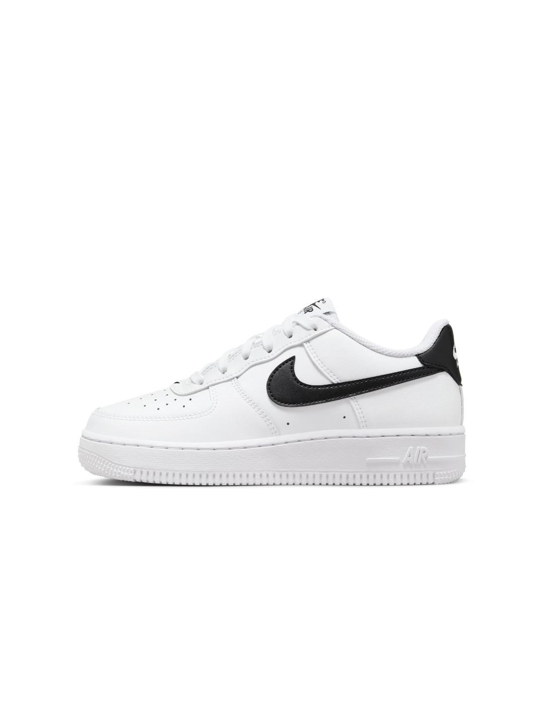 Nike Air Force 1 Low - White Black (GS) 2/7