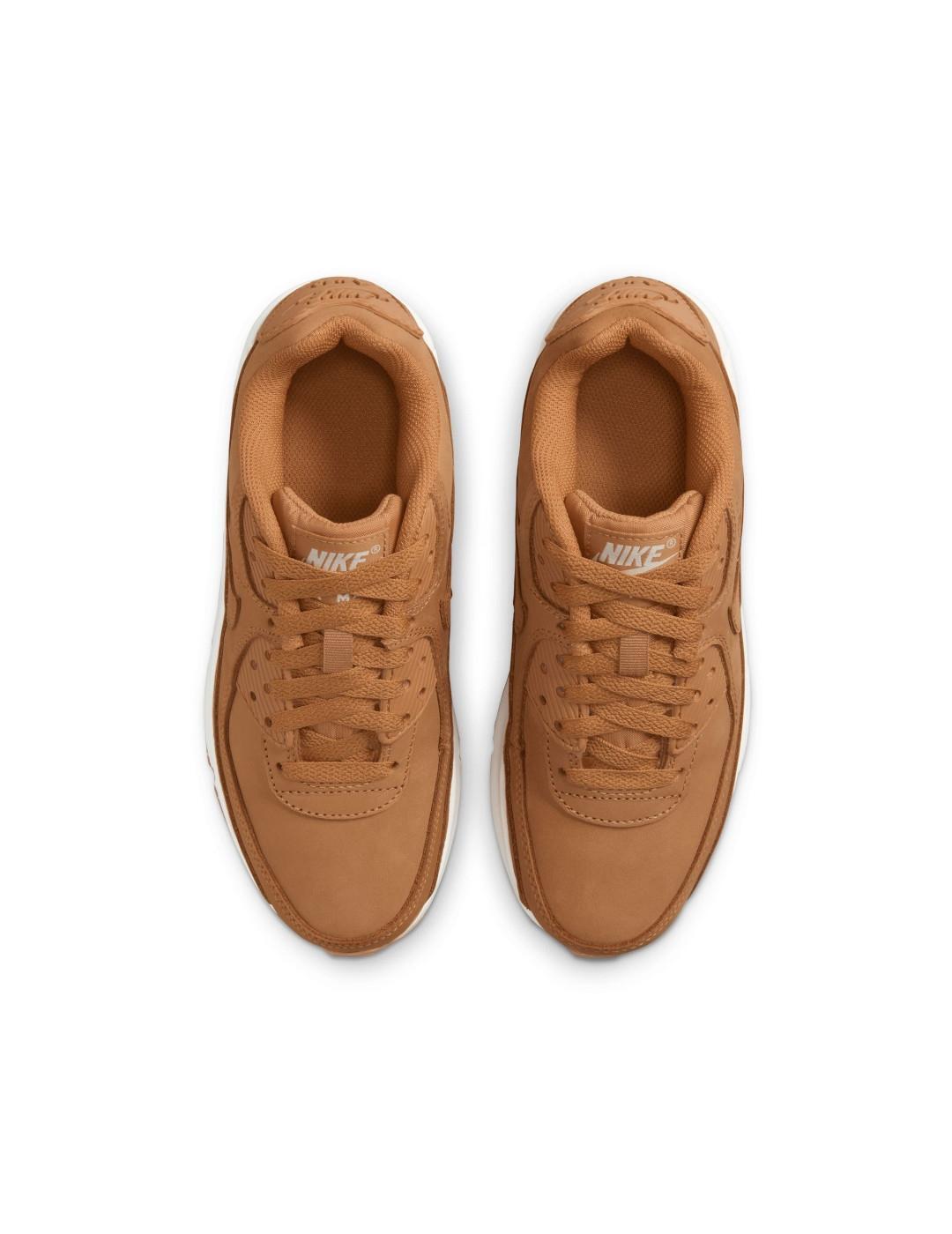Sapatos masculinos Nike Air Max 90 Marrom 4/6