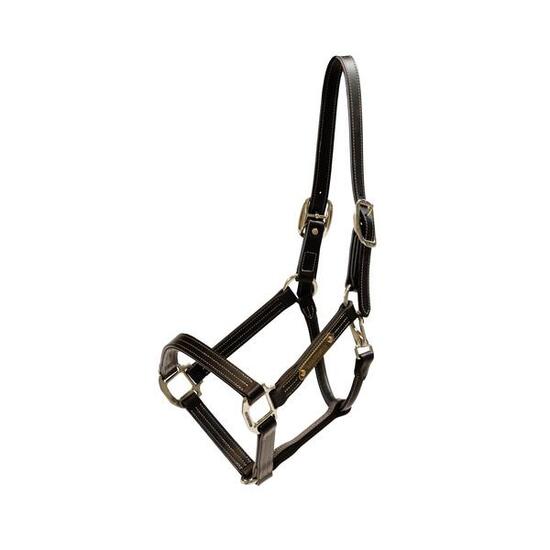 Licol cuir Wellington choco cob