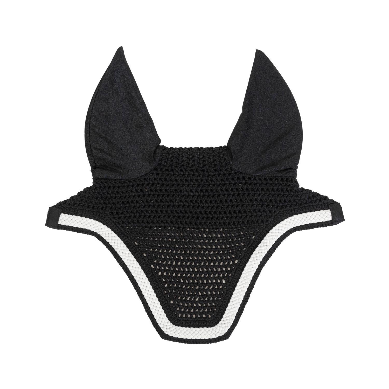 Kentucky Horsewear - Bonnet Anti-mouche Wellington Avec Cordon Tressé Soundless Noir Full - Masque Anti Mouche - Noir - No Size - Decathlon