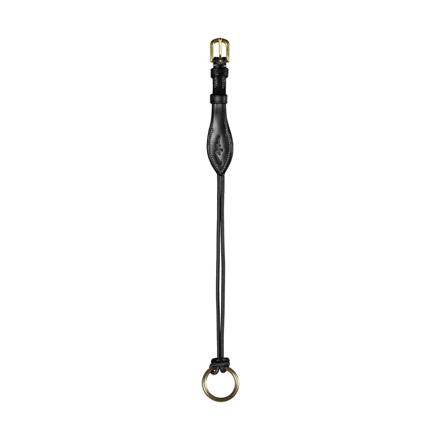 KENTUCKY HORSEWEAR Dy'on - Gag Cheekpieces 13mm D Collection - Zwart - Maat Over (33cm)