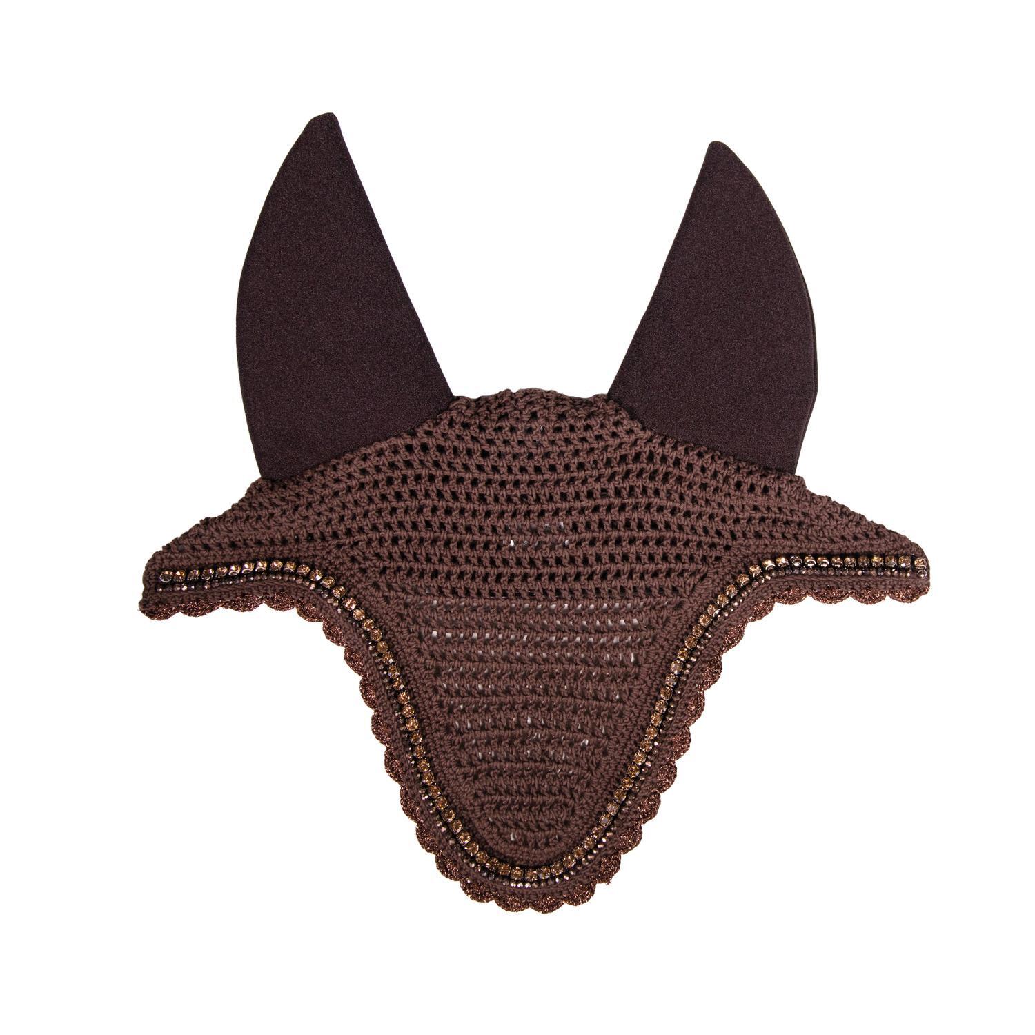 KENTUCKY HORSEWEAR Kentucky - Oornetje - Stone&pearl Long Soundless Bruin - Voor Paard
