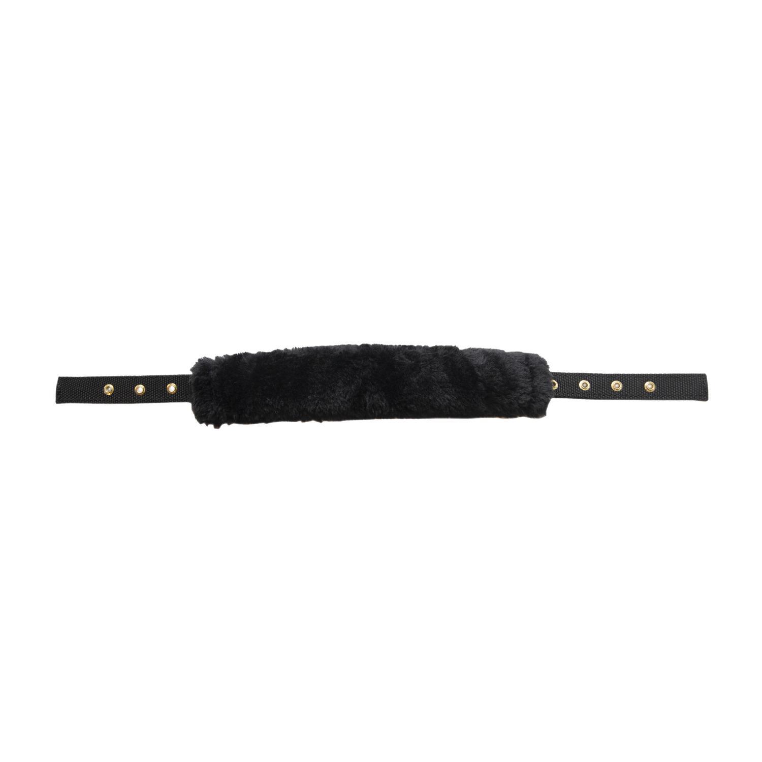 KENTUCKY HORSEWEAR Halster - Transport halster - Wol/Bont hals stuk - Zwart