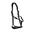 Dy'on Leather Head Collar D-collection Zwart -