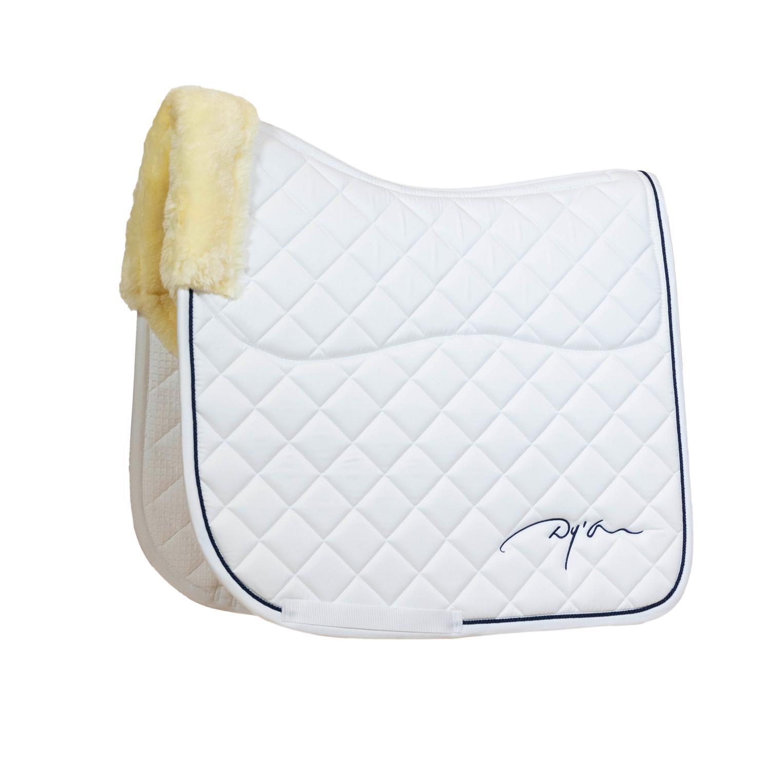 Kentucky Horsewear - Tapis De Dressage Pour Cheval Dy'on Skin Friendly - Tapis De Selle - Blanc - Fs - Decathlon