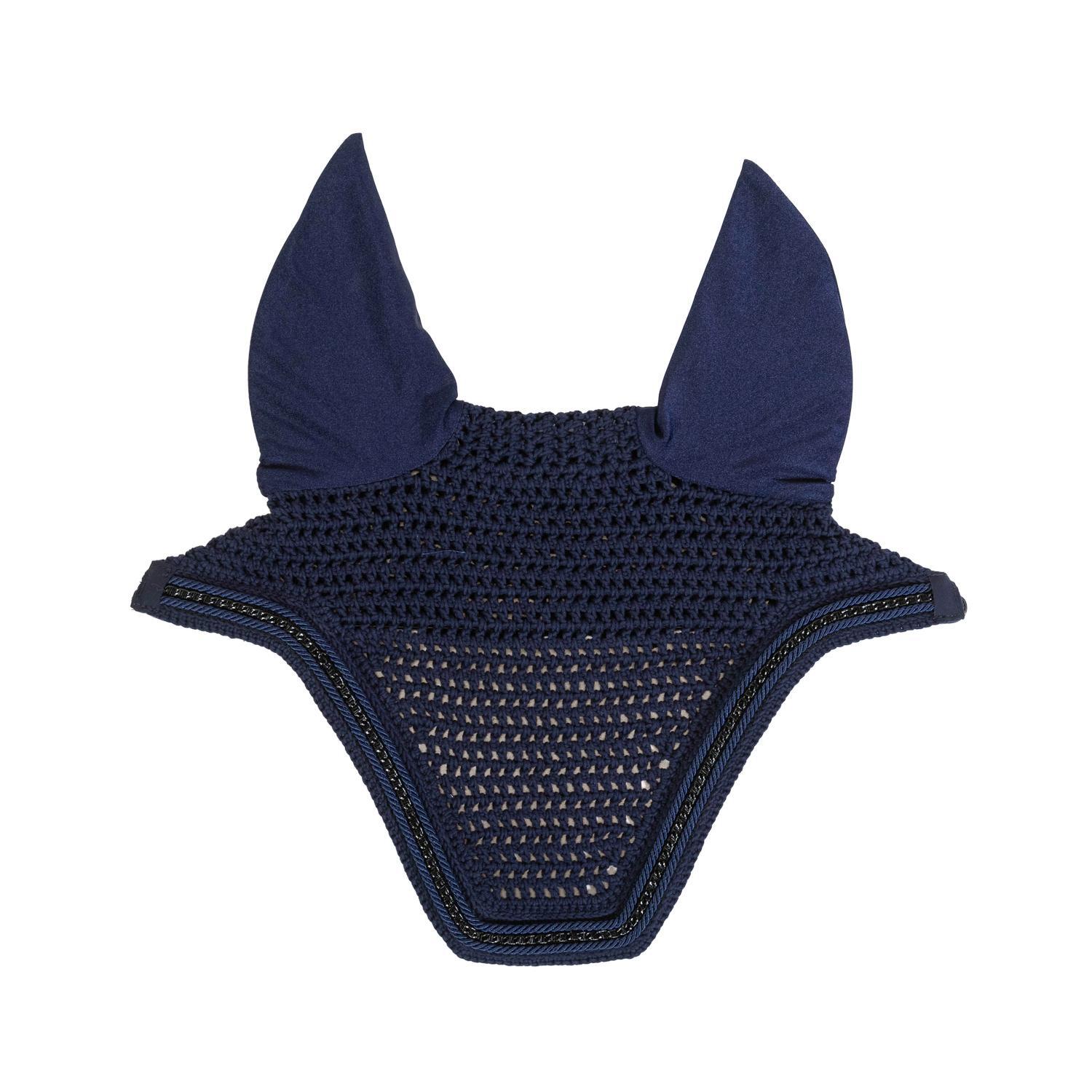 KENTUCKY HORSEWEAR Oornetje Wellington met metalen ketting marine Full
