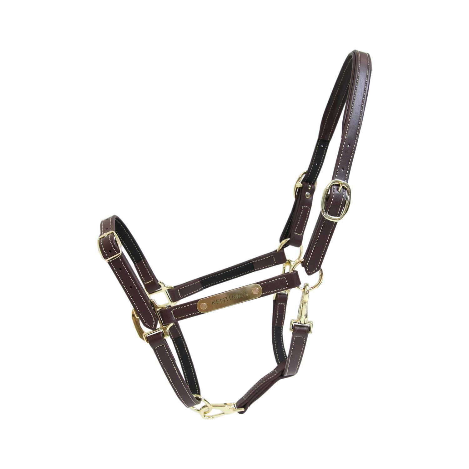 KENTUCKY HORSEWEAR Halster FULL - Bruin - Vegan Leder