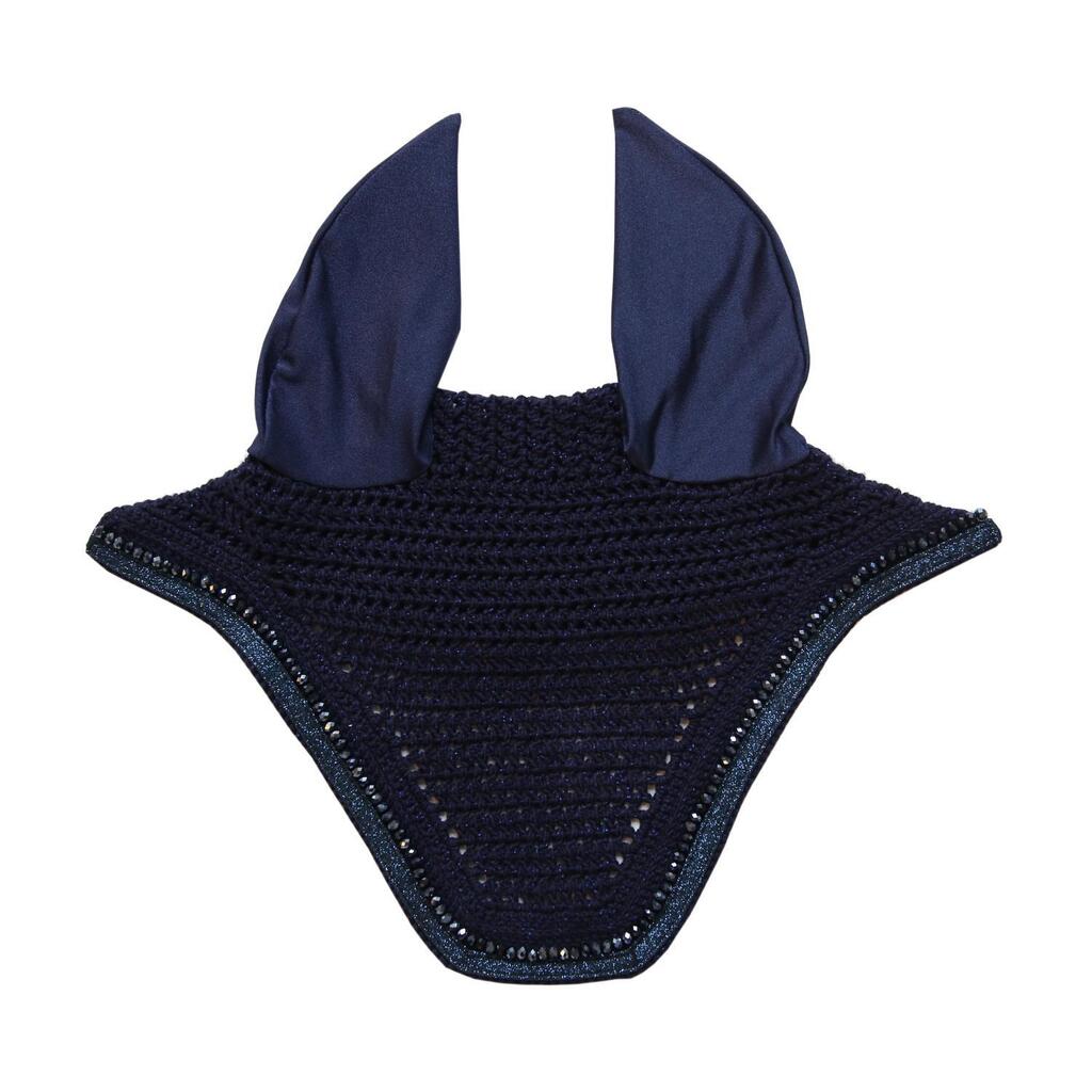 Fly veil Wellington glitter dark navy pony