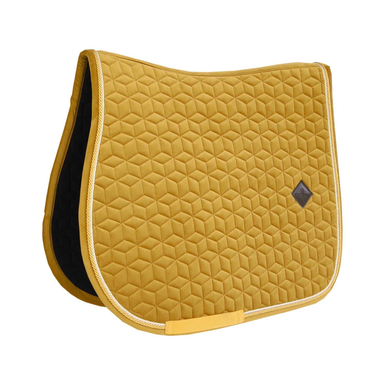 Tapis De Selle Rhinegold En Coton Matelassé – Toutes Tailles Et Couleurs, Avec Sangles Velcro, Classique Et Durable
