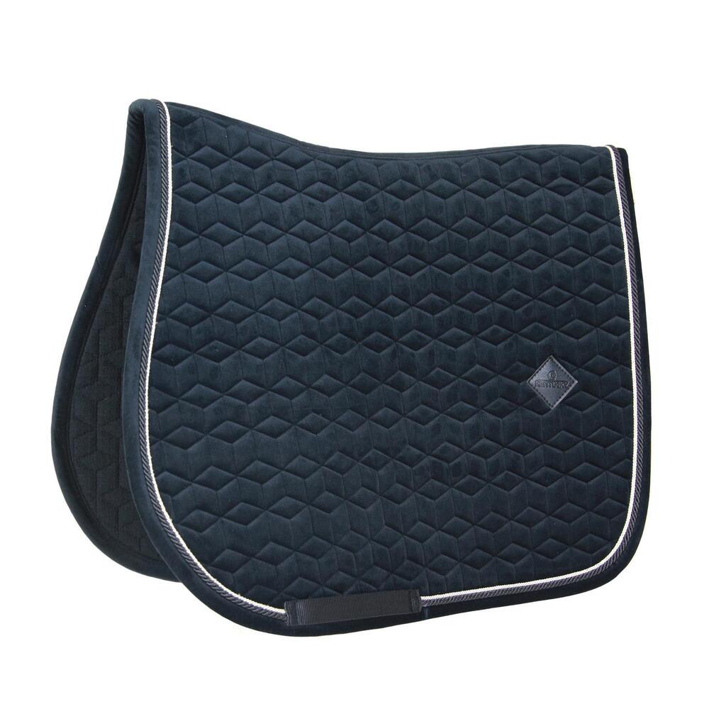 Saddle Pad basic velvet jumping black